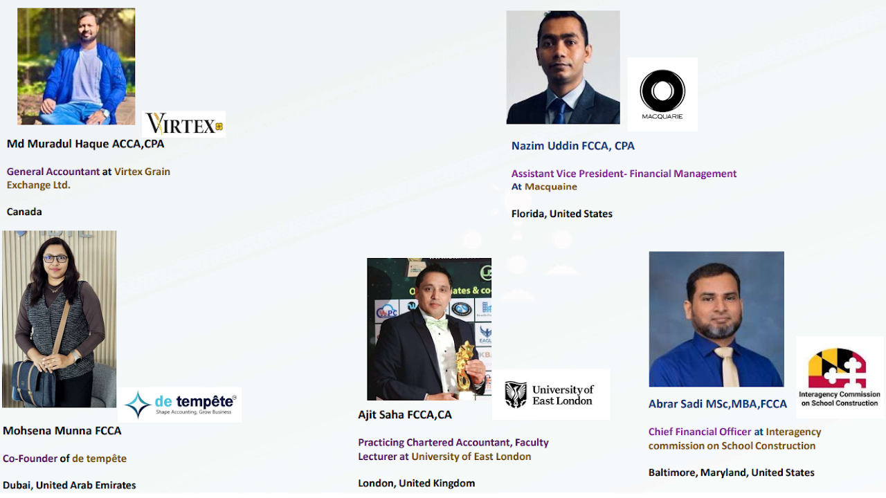 Profiles of ACCA and FCCA members working globally